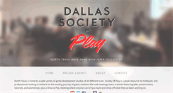 Desktop Screenshot of dallassocietyofplay.org